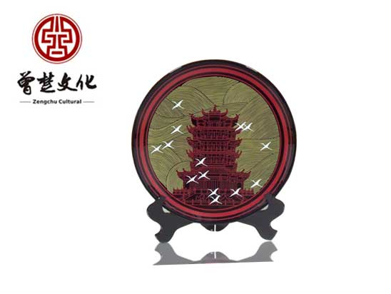 黄鹤楼漆盘